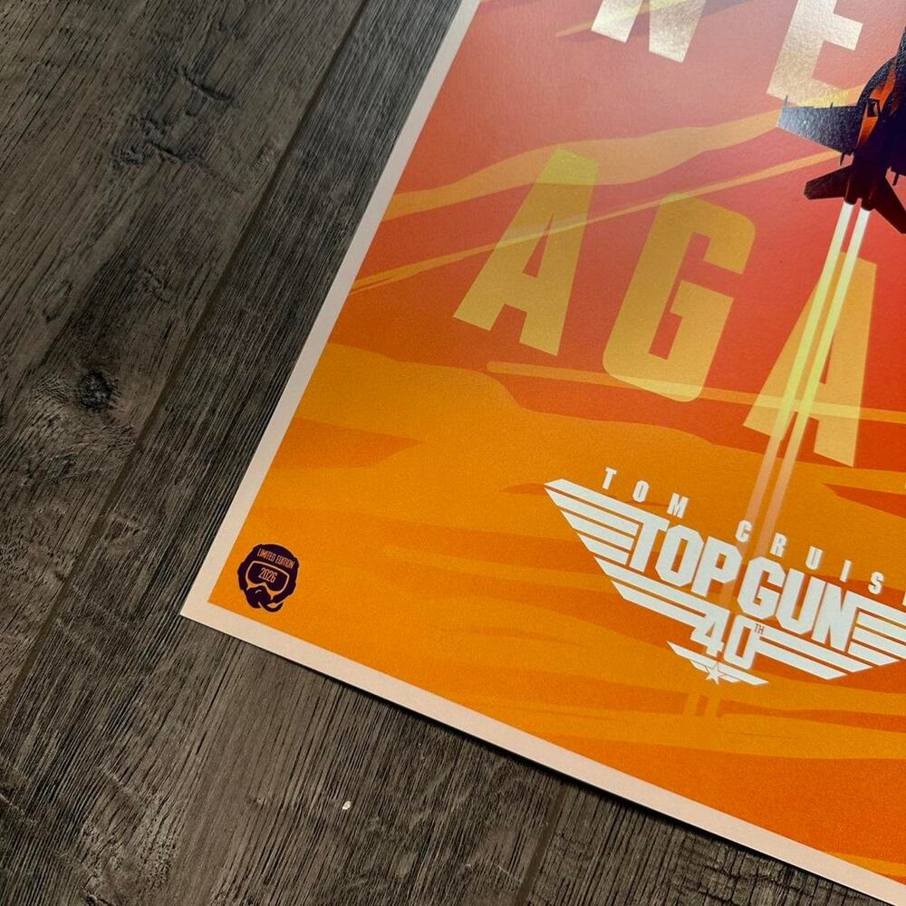 2026 Top Gun Maverick Tom Cruise Movie Promo Collectible Poster - Picture 2 of 8